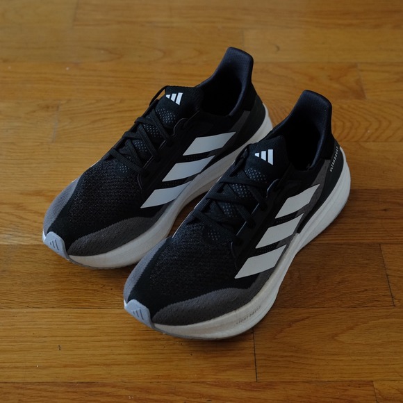 Adidas Ultraboost Light Boost Men's Running Shoes Black White Athletic Sneakers - Picture 3 of 7